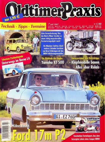 Deckblatt Oldtimer Praxis (07/2007)